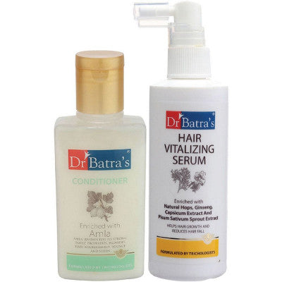 Dr Batras Hair Vitalizing Serum And Conditioner Combo (125ML+100ML) (1Pack)