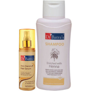 Dr Batras Anti Dandruff Hair Serum And Normal Shampoo Combo (125ML+500ML) (1Pack)