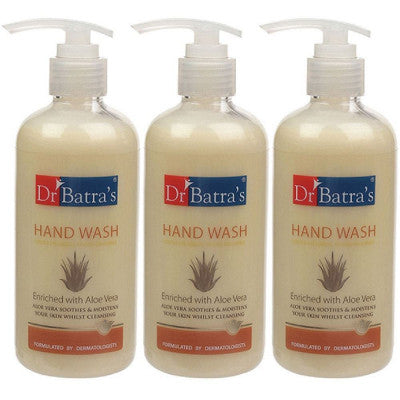 Dr Batras Aloevera Hand Wash (300ml, Pack of 3)