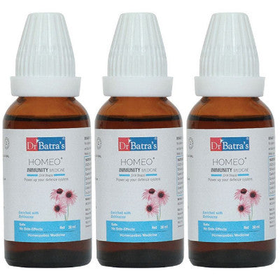 Dr Batras Homeo Plus Immunity Oral Drops (30ml, Pack of 3)