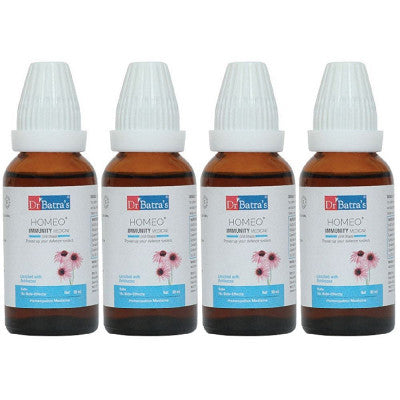 Dr Batras Homeo Plus Immunity Oral Drops (30ml, Pack of 4)