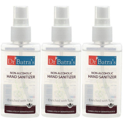 Dr Batras Non Alcoholic Hand Sanitizer (100ml, Pack of 3)