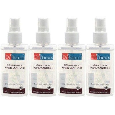 Dr Batras Non Alcoholic Hand Sanitizer (100ml, Pack of 4)