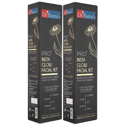 Dr Batras Pro Plus Insta Glow Facial Kit (2Pack)