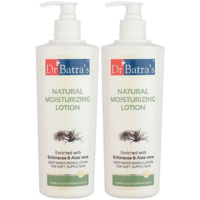 Dr Batras Natural Moisturizing Lotion (400ml, Pack of 2)
