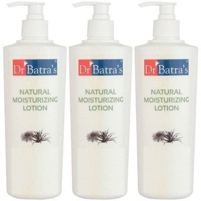 Dr Batras Natural Moisturizing Lotion (400ml, Pack of 3)