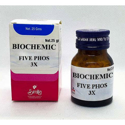 Similia India Biochemic Five Phos 3X (25g)Tablets