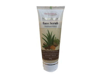 PATANJALI SAUNDARYA MULTANI MITTI FACE SCRUB 60 GM
