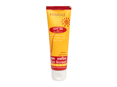 PATANJALI SUN SCREEN CREAM 50 GM