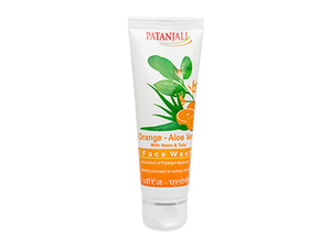 PATANJALI ORANGE ALOEVERA FACE WASH 60 GM