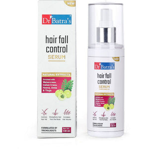 Dr Batras Hair Fall Control Serum Enriched With Watercress, Indian Cress Extract, Heena, Amla Extract & Thuja (130ml)