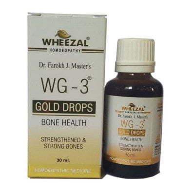 Wheezal WG 3 Gold Drops Bone Health (30ml)
