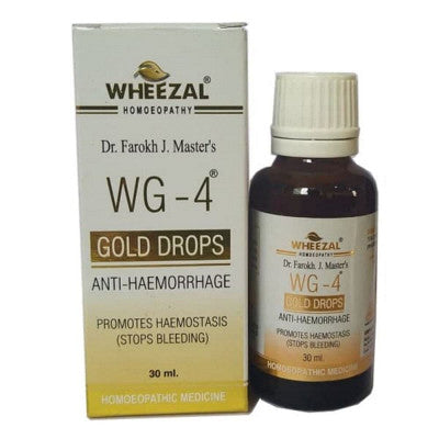Wheezal WG 4 Gold Drops Anti Haemorrhage (30ml)