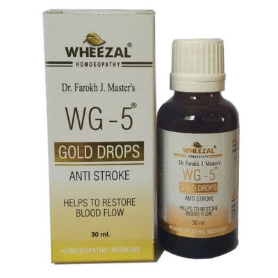 Wheezal WG 5 Gold Drops Anti Stroke (30ml)
