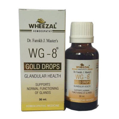 Wheezal WG 8 Gold Drops Glandular Health (30ml)