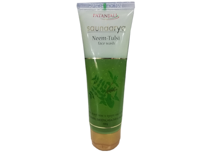 PATANJALI SAUNDARYA NEEM-TULSI FACE WASH 100 GM