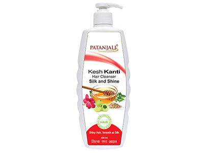 PATANJALI KESH KANTI HAIR CLEANSER SILK & SHINE 450 ML