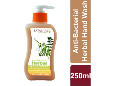 PATANJALI HERBAL HAND WASH (ANTI BACTERIAL) 250 ML