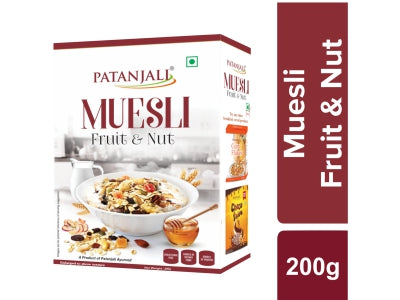 PATANJALI MUESLI FRUIT & NUT 200 GM