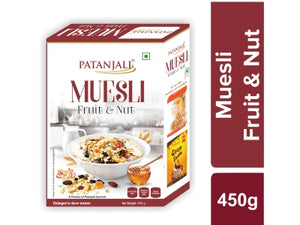 PATANJALI MUESLI FRUIT & NUT 450 GM