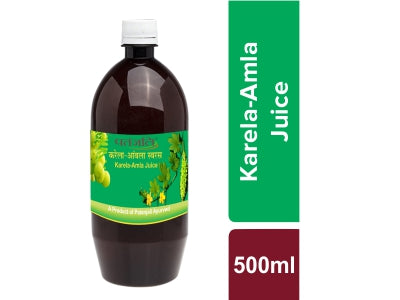 PATANJALI KARELA AMLA JUICE 500 ML