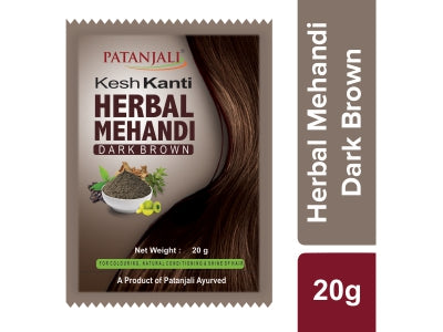 PATANJALI KESH KANTI HERBAL MEHANDI (DARK BROWN) 20 GM