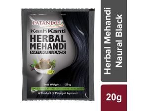PATANJALI KESH KANTI HERBAL MEHANDI (NATURAL BLACK) 20 GM