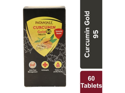 Patanjali CURCUMIN GOLD 95 TABLET 33 GM