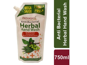 PATANJALI HERBAL HAND WASH (ANTI BACTERIAL) 750 ML