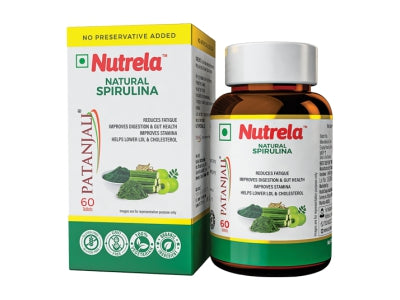 PATANJALI NUTRELA SPIRULINA NATURAL 32 GM