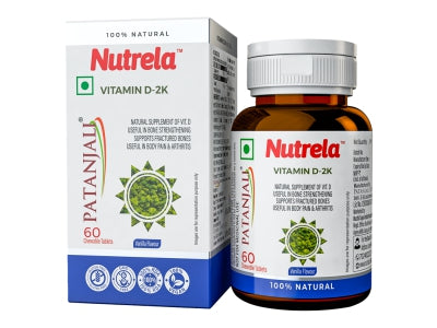 PATANJALI NUTRELA VIT D2K NATURAL TAB- VANILLA 16 GM