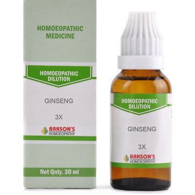 Bakson Ginseng 3X Dilution (30ml)