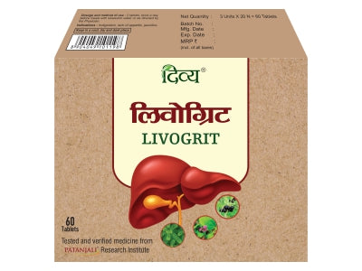 PATANJALI DIVYA LIVOGRIT TABLET 60 N 33 GM