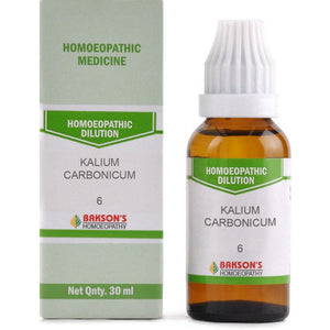 Bakson Kalium Carbonicum 6 CH Dilution (30ml)