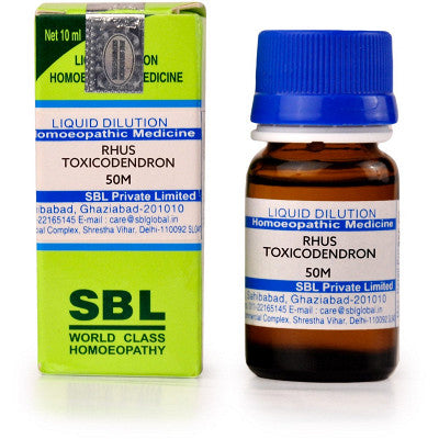 SBL Rhus Toxicodendron 50M CH Dilution (10ml)