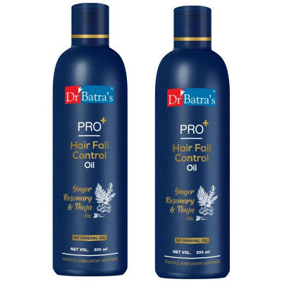 Dr Batras Pro+ Hair Fall Control Oil (200ml, Pack of 2)