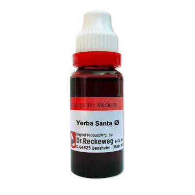 Dr. Reckeweg Yerba Santa (Eriodictyon Glutinosum) Mother Tincture 1X (Q) (20ml)