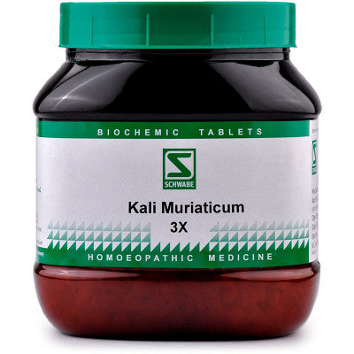 Willmar Schwabe India Kali Muriaticum Biochemic Tablet 3X (550g)