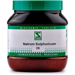 Willmar Schwabe India Natrum Sulphuricum Biochemic Tablet 3X (550g)
