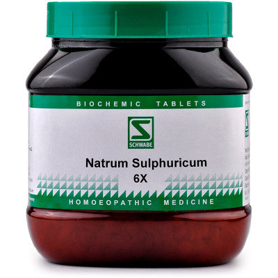 Willmar Schwabe India Natrum Sulphuricum Biochemic Tablet 6X (550g)