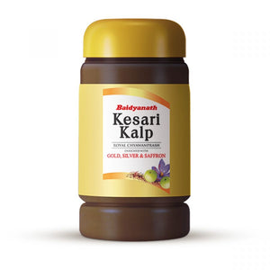 Baidyanath Kesari Kalp Royal Ayurvedic Chyawanprash-Helps To Boosts Immunity And Energy | Enriched With Gold, Silver And Saffron | 1KG