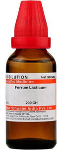 Willmar Schwabe India Ferrum Lacticum 200 CH (30ml)