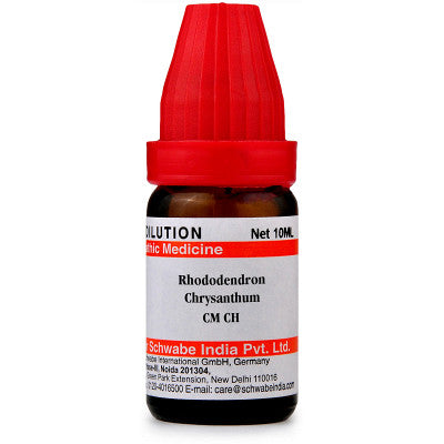Willmar Schwabe India Rhododendron Chrysanthum CM CH (10ml)