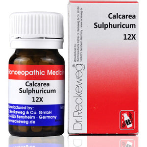 Dr. Reckeweg Calcarea Sulphuricum 12X Biochemic Tablet (20g)