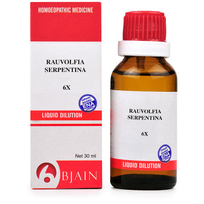 B Jain Rauvolfia Serpentina 6X Dilution (30ml)
