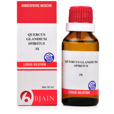 B Jain Quercus Glandium Spiritus 3X Dilution (30ml)