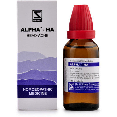 Willmar Schwabe India Alpha HA (Headache) Drops (30ml)