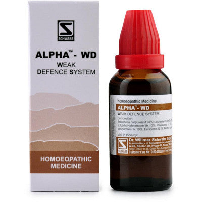 Willmar Schwabe India Alpha WD (Weak Defence System) Drops (30ml)