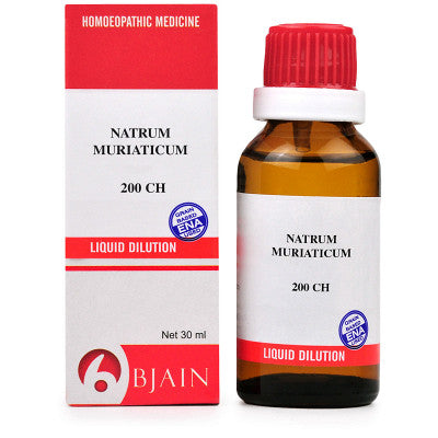 B Jain Natrum Muriaticum 200 CH Dilution (30ml)