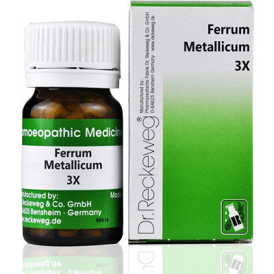 Dr. Reckeweg Ferrum Metallicum 3X Trituration Tablet (20g)